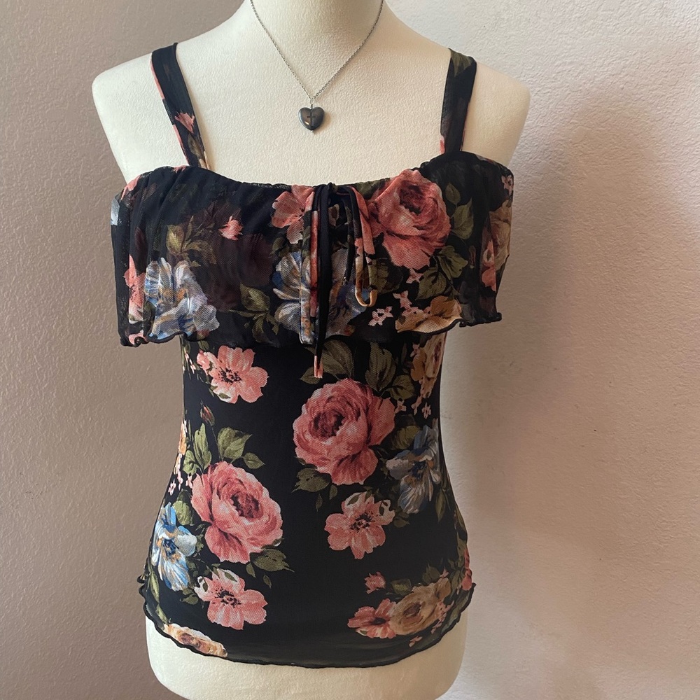 vintage floral top